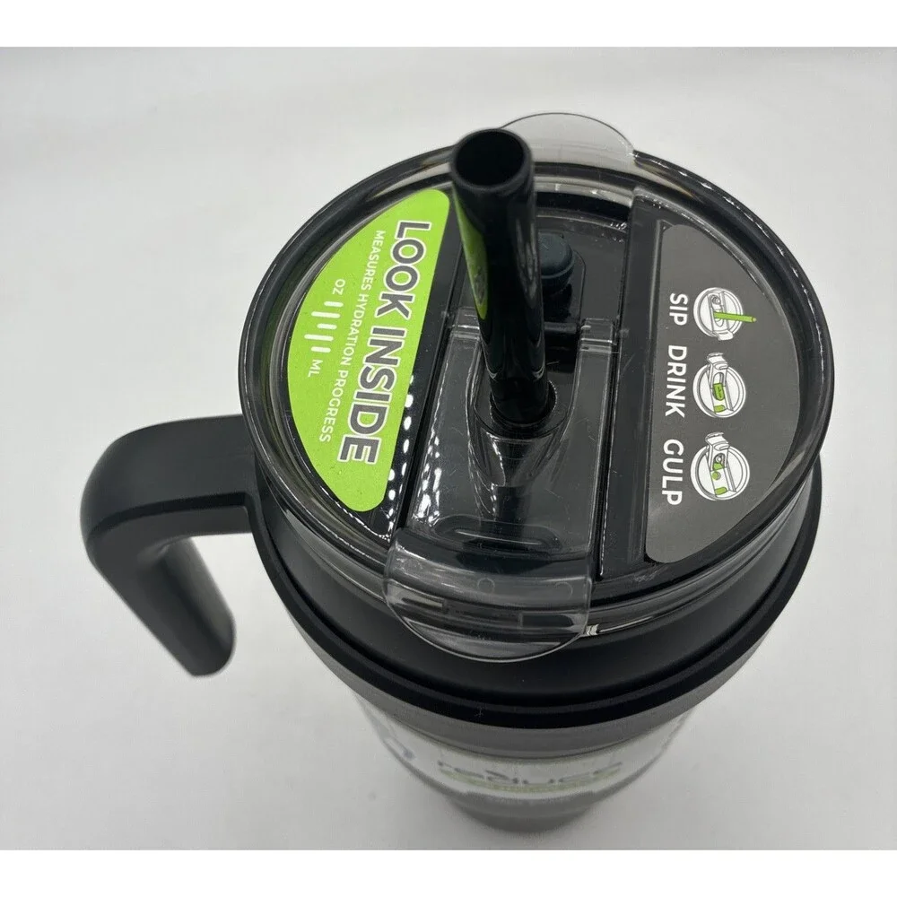 NEW  40 oz. Cold 1 Stainless Steel Travel Mug Tumbler One Size  Black.